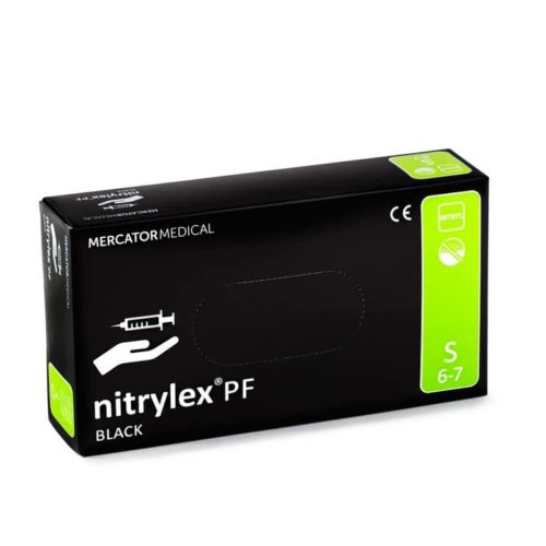 Nitrilhandskar S - Black