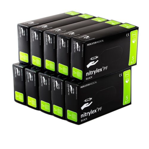 10 x Nitrilhandskar S - Black