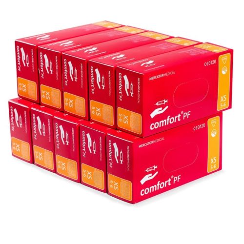 10 x Latexhandskar Comfort XS - Vita